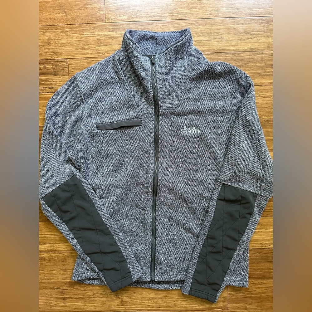 Boston Scientific Fleece Jacket Men's L Gray